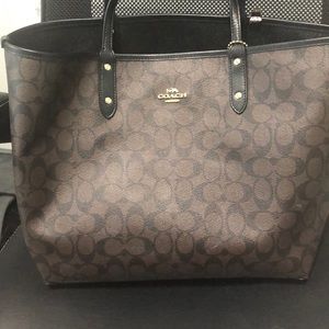 Coach reversible tote